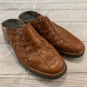 Rieker Womens Size 40 / 9 Brown Leather Shoes